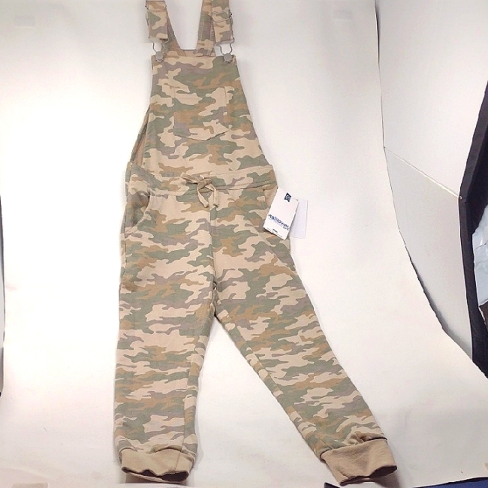 Wallflower Girl Kids Camo Overalls